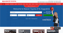 Desktop Screenshot of beavertoyotastaugustine.com